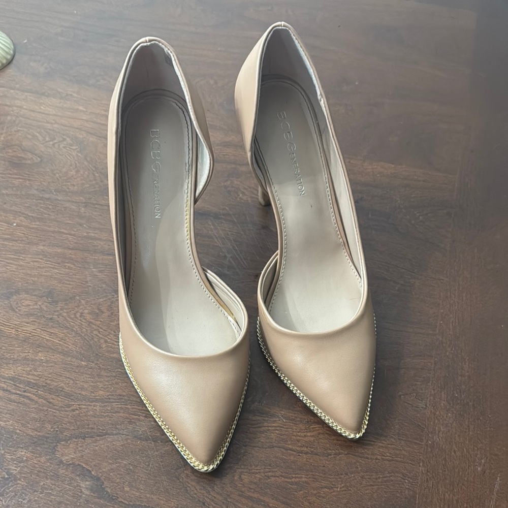 BCBGeneration Beige Women's Heels